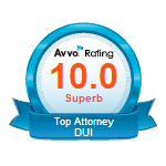 Avvo Rating 10.0 Superb | Top Attorney DUI