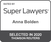 Rated By Super Lawyers | Anna Bolden | Selected In 2020 | Thomson Reuters
