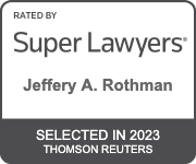 Rated By Super Lawyers | Jeffrey A. Rothman | Selected In 2023 | Thomson Reuters